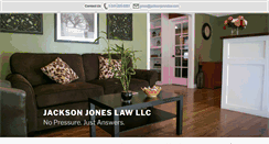 Desktop Screenshot of jacksonjoneslaw.com