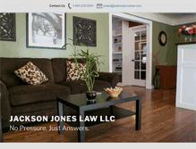 Tablet Screenshot of jacksonjoneslaw.com